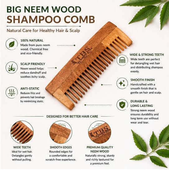 Big Shampoo Comb alternative view