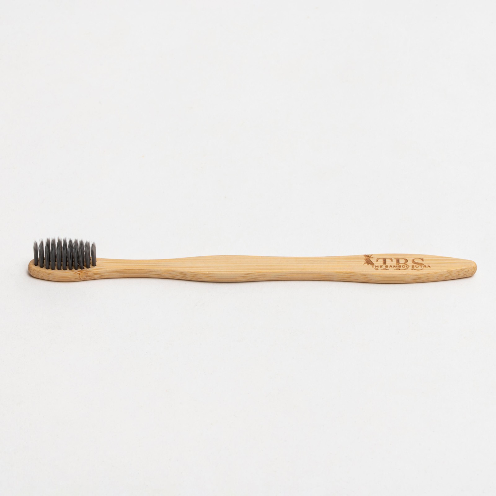 S Curve Fiber Color Bristles Grey  Toothbrush