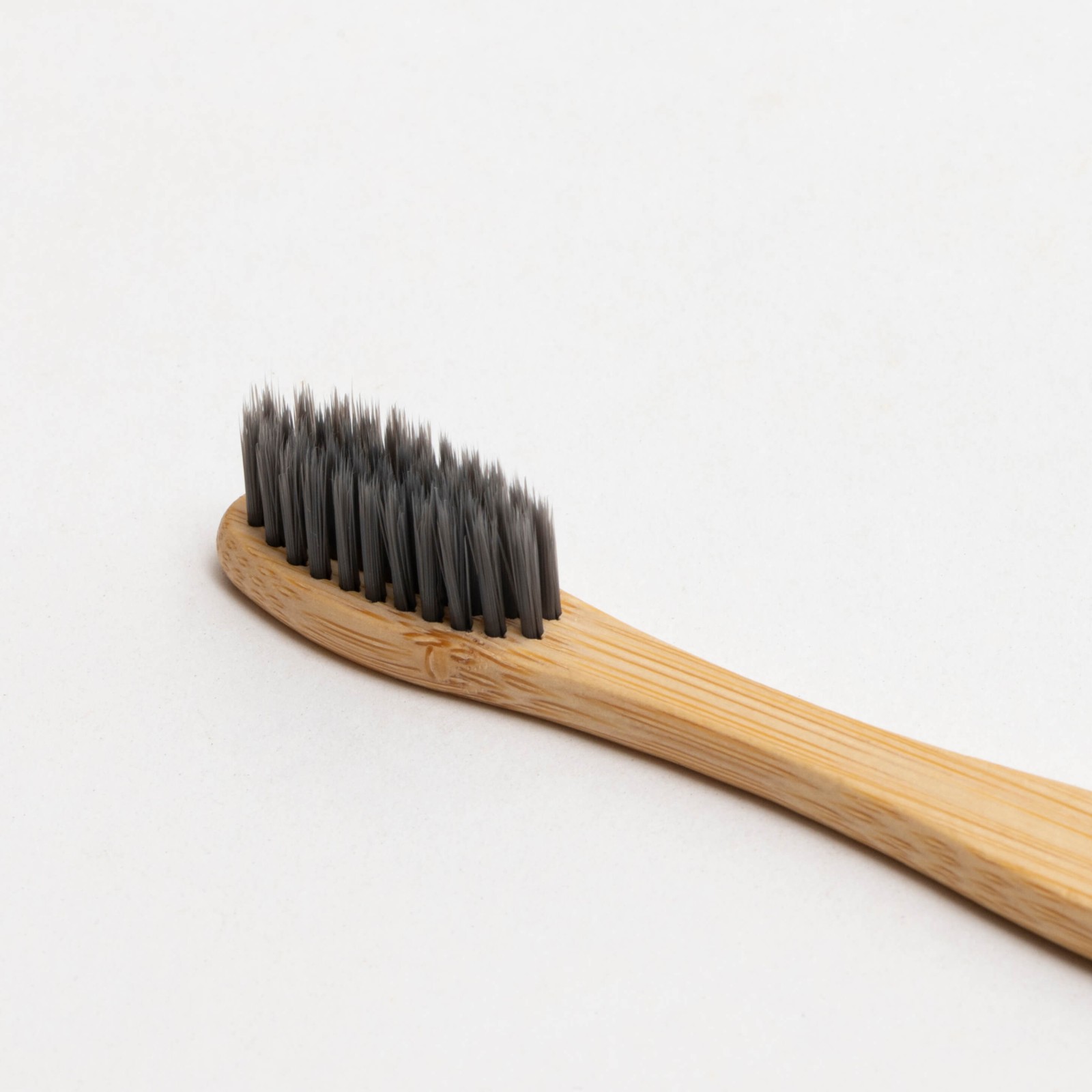 S Curve Fiber Color Bristles Grey  Toothbrush alternative view